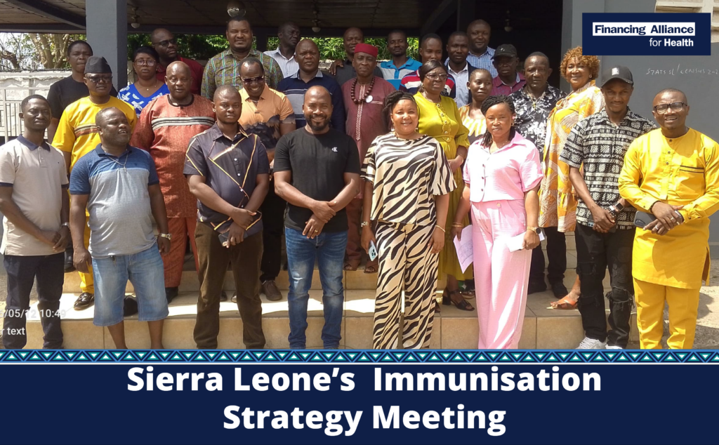 Health Financing Strategy for the Community Health Worker Programme, with a focus on immunisation